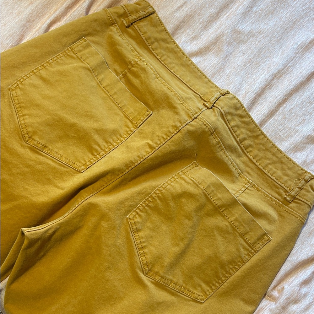 Old Navy Mustard Ankle Pants